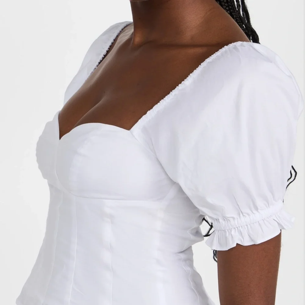 STAUD White Lina Top